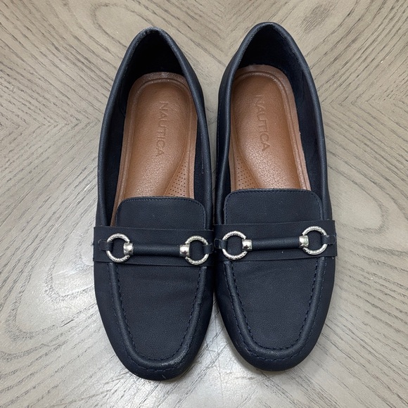 Nautica Navy Blue Loafers - Picture 1 of 6